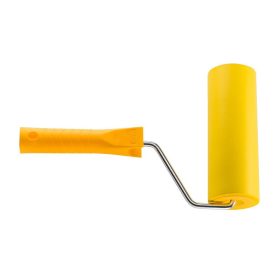 Tapéta élgörgő nyéllel, PU szivacsos 18 cm, Átm: 68 mm