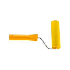Tapéta élgörgő nyéllel, PU szivacsos 15 cm, Átm: 45 mm