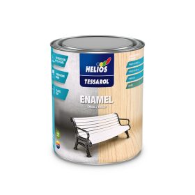 Helios Tessarol zománcfesték fekete RAL 9005 0,75 L