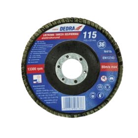 Lamellás csiszoló ALU DEDRA 115 x 22 mm
