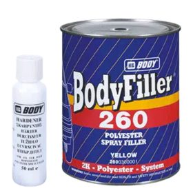 HB BODY 260 Bodyfiller 2K poliészter töltőalapozó 1 L