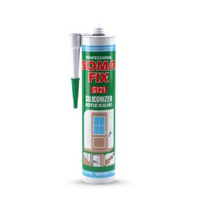   SomaFix Professional S121 szilikonizált akril tömítő fehér