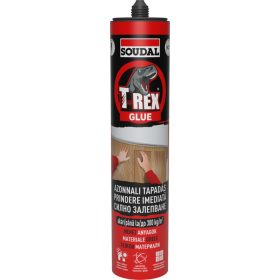   Soudal T-Rex azonnali rögzítő szerelőragasztó 380 g piros