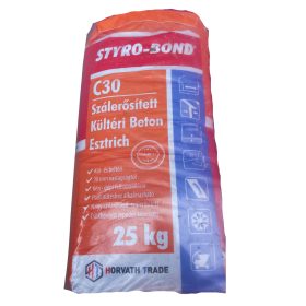 Styro-Bond C30 esztrich szálerősített szárazbeton 25 kg