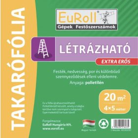 Takarófólia 4x5m létrázható