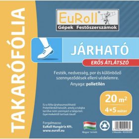 Takarófólia 4x5m járható átlátszó