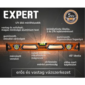 Expert Vízmérték 250 cm